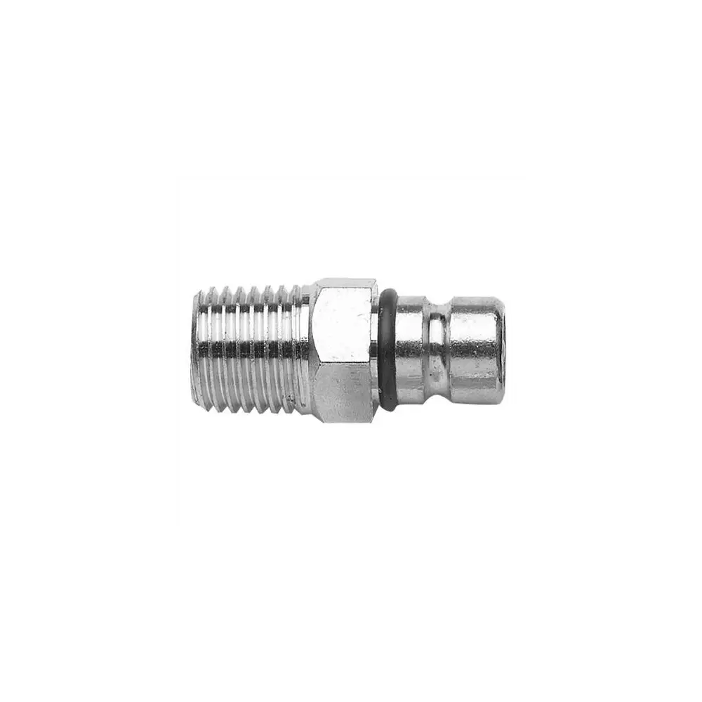 1/4" Male Thread Straight Chrome Plated Brass Fuel Line Fitting - MOE033461-10